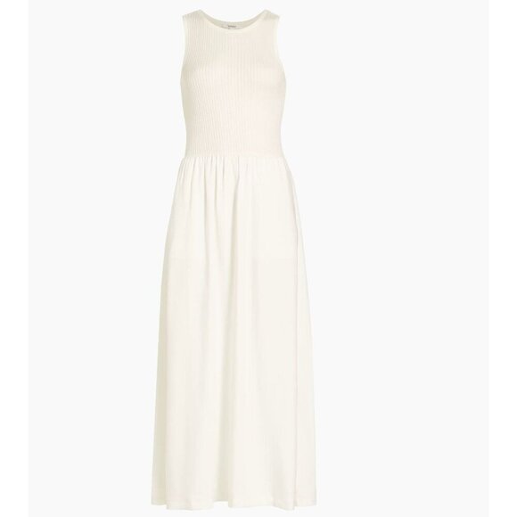 Splendid Midi Dress white size Medium sleeveless NWT - Picture 1 of 9